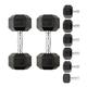 UK Fitness Dumbbells Set Weights Home gym hand weights Hex dumbbell sets hex dumbbells set 2.5kg - 15kg Weight Dumbbells set (10kg Pair)