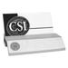 Silver Elon Phoenix Logo Business Card Holder