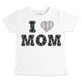 Toddler Tiny Turnip White Milwaukee Brewers Heart Mom T-Shirt