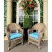 Bay Isle Home™ Outdoor Single Cushion Polyester in Blue | 3.5 H x 19 W in | Wayfair 447E8EF6595C4643A924631CF297C615