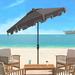 Breakwater Bay Towerside 11' Beach Umbrella Metal in Gray | 105.51 H in | Wayfair 77AC9598A25742869BCAE306B82FC7F5