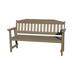 Buyers Choice All Weather Outdoor Bench - Poly Furniture Garden Bench w/ Back Plastic in Brown | 36 H x 63 W x 19 D in | Wayfair 711-bench5.weather