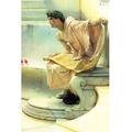 Buyenlarge 'A Reading of Homer, detail [2]' by Alma-Tadema Painting Print in Gray/Yellow | 30 H x 20 W x 1.5 D in | Wayfair 0-587-25761-xC2842
