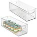 mDesign Plastic Nursery Storage Container Bin w/ Handles Plastic | 5.75 H x 5.75 W x 16 D in | Wayfair 20815MDB