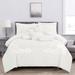 Canora Grey Carter-James Microfiber 7 Piece Comforter Set Polyester/Polyfill/Microfiber in White | King Comforter + 6 Additional Pieces | Wayfair