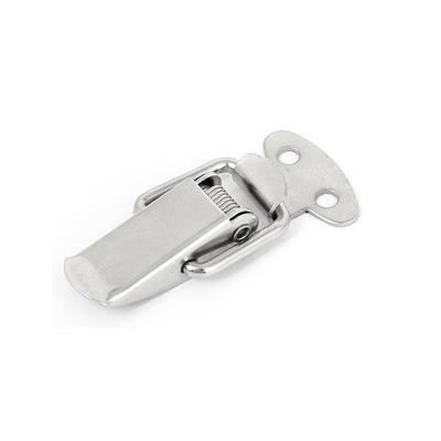 Cases Boxs Chest Trunks Metal Spring Loaded Clamp Toggle Latch Catch Set - Silver Tone