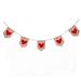 6 ft. Valentine's Red Hearts and Dots Garland by National Tree Company - 6 ft