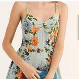 Free People Dresses | Free People Floral Slip Dress Multi Color Blue S M | Color: Blue/Green | Size: S