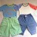 J. Crew Matching Sets | Jcrew Boy's Bundle Of Matching Sets, Size 6/7 | Color: Blue/Green | Size: Shirts 6/7;Shorts 7/8