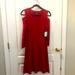 Nine West Dresses | Brand New! Nine West Medium Dress. Red | Color: Red | Size: M