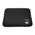 Black Howard Bison Mascot Soft Sleeve Laptop Case