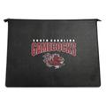 Black South Carolina Gamecocks Logo Faux Leather Laptop Case