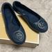 Michael Kors Shoes | Michael Kors Navy Leather Ballet Flats | Color: Blue | Size: 5