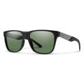 Smith Lowdown Steel Sunglasses Matte Black Ruthenium Frame ChromaPop Polarized Gray Green Lens 201906TI756L7