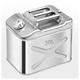 201 Stainless Steel Petrol Can Metal Jerry Can Fuel Can For Petrol And Diesel(Size:20L)