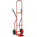 Very Tall Back Sack Truck with Skids (250kg Capacity) - Heavy Duty Hand Trolley - Steel Sack Trolley