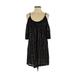 Express Casual Dress - Shift: Black Solid Dresses - Women's Size X-Small