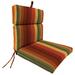 Rosecliff Heights 22" x 44" Outdoor Chair Cushion w/ Ties & Loop Polyester | 4 H x 22 W x 22 D in | Wayfair 8AD8CD5F2FB54D1C9533ADF362EAB011