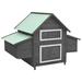 Tucker Murphy Pet™ Chicken Coop Hen House w/ 2 Nesting Boxes Chicken Pen Solid Fir Wood Solid Wood in Brown | 43.3 H x 59.8 W x 37.7 D in | Wayfair