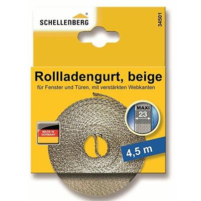 SCHELLENBERG Rollladengurt 23mm/4,5m Beige Image
