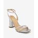 Boston Proper - Silver Metallic - Double-Strap Dress Heel - 9.5