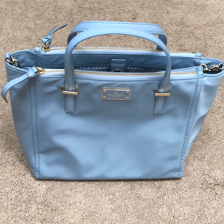 Kate Spade Bags | Kate Spade New York Alyse Wilson Road Handbag | Color: Blue | Size: Kate Spade New York Alyse Wilson Road Handbag