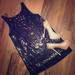 Free People Dresses | Free People Black Sequin Dress | Nye Dress | Color: Black | Size: 6