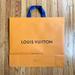 Louis Vuitton Other | Authentic Louis Vuitton Gift Bag | Color: Blue/Orange | Size: 21” X 5” X 19”