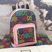 Gucci Bags | New! Gucci Gg Psychedelic Supreme Monogram Multicolor Backpack | Color: Black/Pink | Size: Os