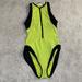 Michael Kors Swim | Michael Kors Lime Green And Black Swimsuit In A Size 4! | Color: Black/Green | Size: 4