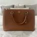 Tory Burch Bags | Like New Tory Burch Robinson Double Zip Tote, Large Size | Color: Brown/Tan | Size: Os