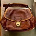 Coach Bags | Coach Brown Distressed Leather Handbag | Color: Brown | Size: Os