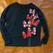 Disney Tops | Disney Minnie Mouse Balloon Long Sleeve | Color: Black/Red | Size: M