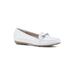 Wide Width Women's Cliffs Glowing Flat by Cliffs in White Smooth (Size 9 W)