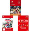 Mario Kart 8 Deluxe [Switch Download Code] + Booster-Streckenpass DLC - [Switch Download Code] + Switch Online Mitgliedschaft - 12 Monate [Switch Download Code]