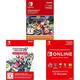 Mario Kart 8 Deluxe [Switch Download Code] + Booster-Streckenpass DLC - [Switch Download Code] + Switch Online Mitgliedschaft - 12 Monate [Switch Download Code]