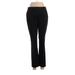 J.Crew Khaki Pant Boot Cut Boyfriend: Black Solid Bottoms - Women's Size 2