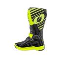 O'NEAL Motocross Stiefel RMX Boot EU I Enduro Motorrad I Ergonomische Motorradschuhe Herren & Damen mit Anti-Rutsch Sohle I Schwarz Neon-Gelb I Größe 41