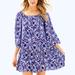 Lilly Pulitzer Dresses | Lilly Pulitzer Delaney Tunic Dress - Blue (Size S) - Like New | Color: Blue/White | Size: S