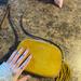 Kate Spade Bags | Authentic Gently Used Suede Kate Spade Crossbody | Color: Brown/Yellow | Size: Small/Medium