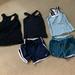 Nike Shorts | Lot Of Womens Workout Clothes Xs/S | Color: Black/Tan | Size: Xs