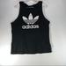 Adidas Tops | Adidas Originals Shirt Black Women Loose Trefoil Tank Top Sleeveless Size Medium | Color: Black/White | Size: M