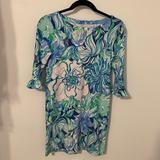 Lilly Pulitzer Dresses | Girls Lily Pulitzer Dress Size 12-14 Xl | Color: Blue/Green | Size: Xlg