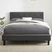 Monticello Platform Bed by Camden Isle in Grey (Size KING)