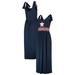Women's G-III 4Her by Carl Banks Navy Houston Astros Game Over Maxi Dress