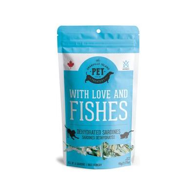 The Granville Island Pet Treatery 'With Love & Fishes Dehydrated Sardine Dog & Cat Treats, 3.17-oz bag