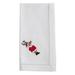 Embroidered Reindeer Cotton Napkins (Set of 6) - Saro Lifestyle NM172.W20S