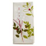 Holiday Botanical Print Table Napkins (Set of 4) - Saro Lifestyle 534.N20S