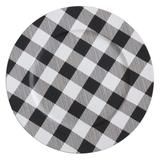 Red Buffalo Plaid Charger Plates (Set of 4) - Saro Lifestyle CH801.BK14R