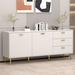 Willa Arlo™ Interiors Hoschton 69" Wide 3 Drawer Sideboard Wood in White | 30 H x 69 W x 15.6 D in | Wayfair D33742D3C37040AFB8C84E28BD203934